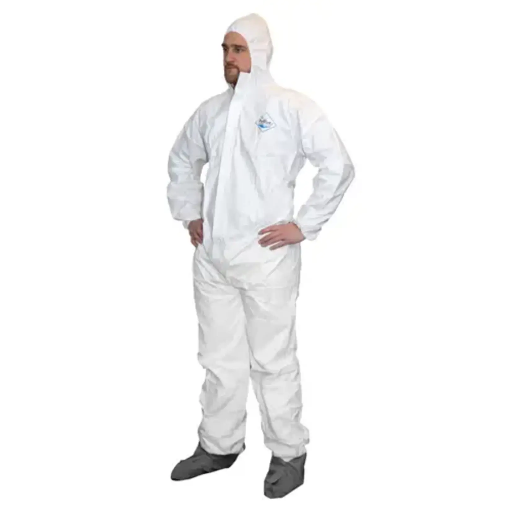 Dry It Center Microporous White Coverall with Hood no Boot 2XL - Case of 25