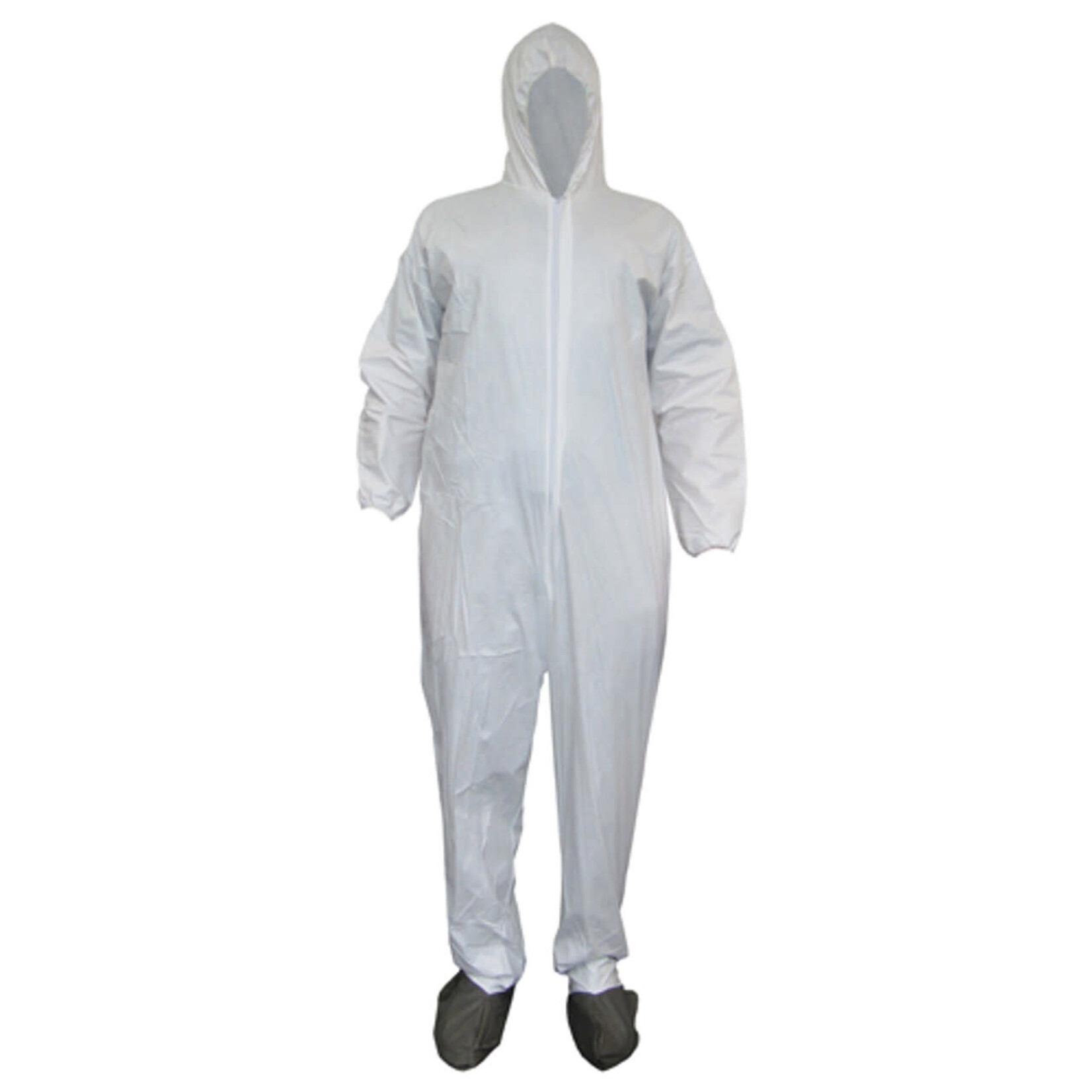 ProWorks ProWorks White Coverall w/Hood & Boot XL