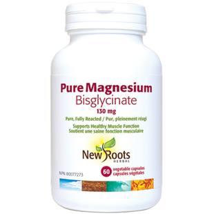Pure Magnesium Bisglycinate 130mg 60 vcaps