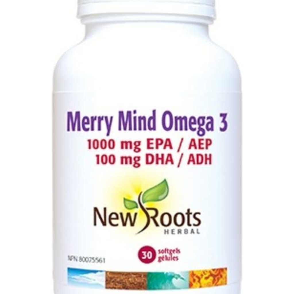 New Roots Herbal Merry Mind Omega-3 30 softgels
