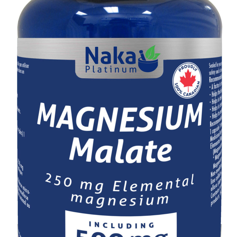Naka Professional Magnesium Malate 250mg  150vcaps+50vcap BONUS
