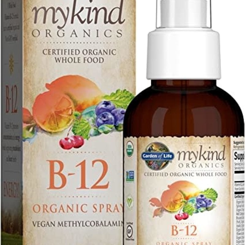 Garden of Life B-12 Organic Spray 58ml Raspberry Flavour