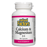 Calcium & Magnesium 2:1 90caps