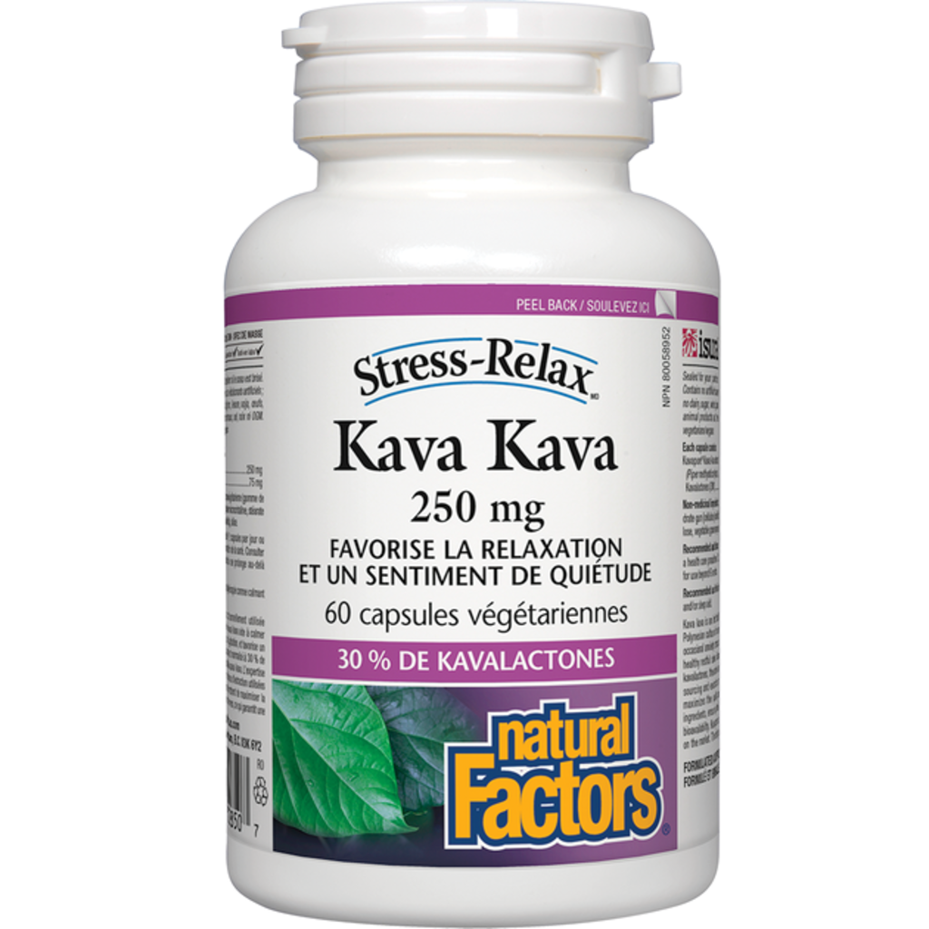 Natural Factors Kava Kava 250mg 60vcaps