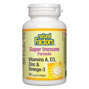 Super Immune Formula - Vitamin's A, D3, Zinc & Omega-3 90softgels