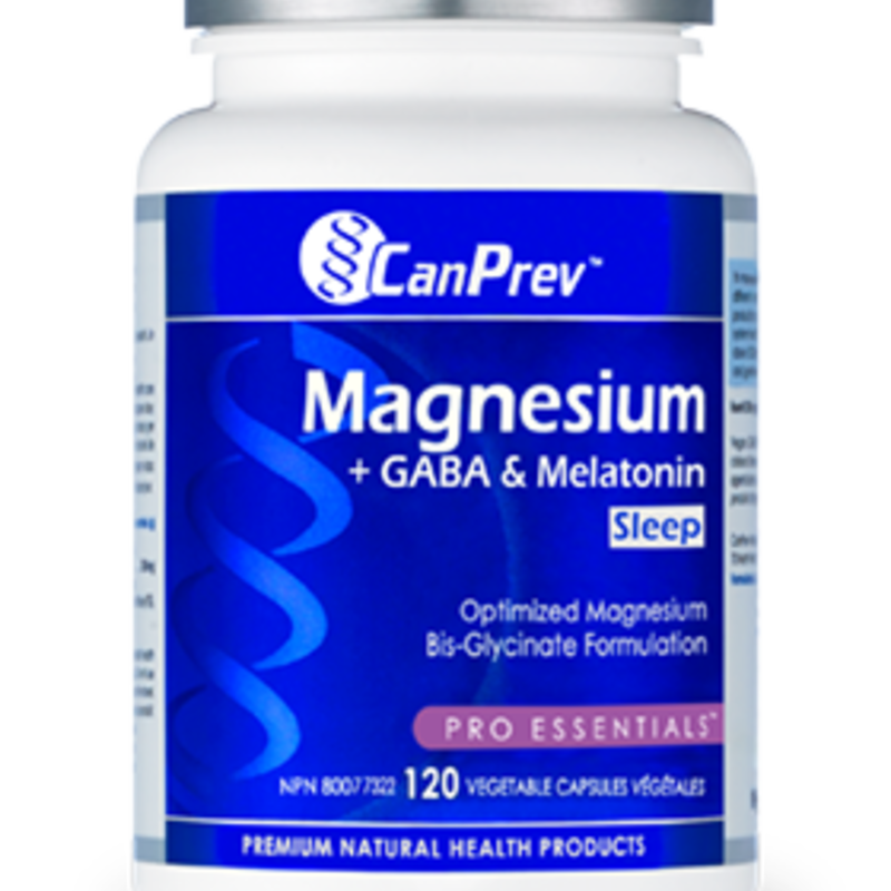 CanPrev Magnesium Sleep + GABA & Melatonin 120vcaps