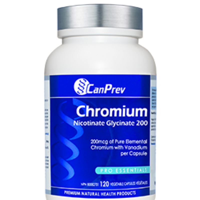 CanPrev Chromium Nicotinate Glycinate 200 120vcaps