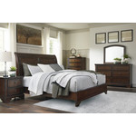 BROOKBAUER QUEEN SLEIGH BED 2PC BY ASHLEY