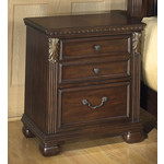 LEAHLYN BROWN TWO DRAWER NIGHTSTAND BY ASHLEY