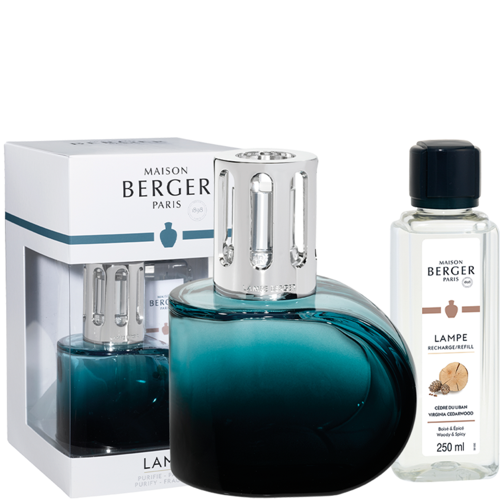 Lampe Berger Lamp and Home Fragrance Set, Clear Bingo