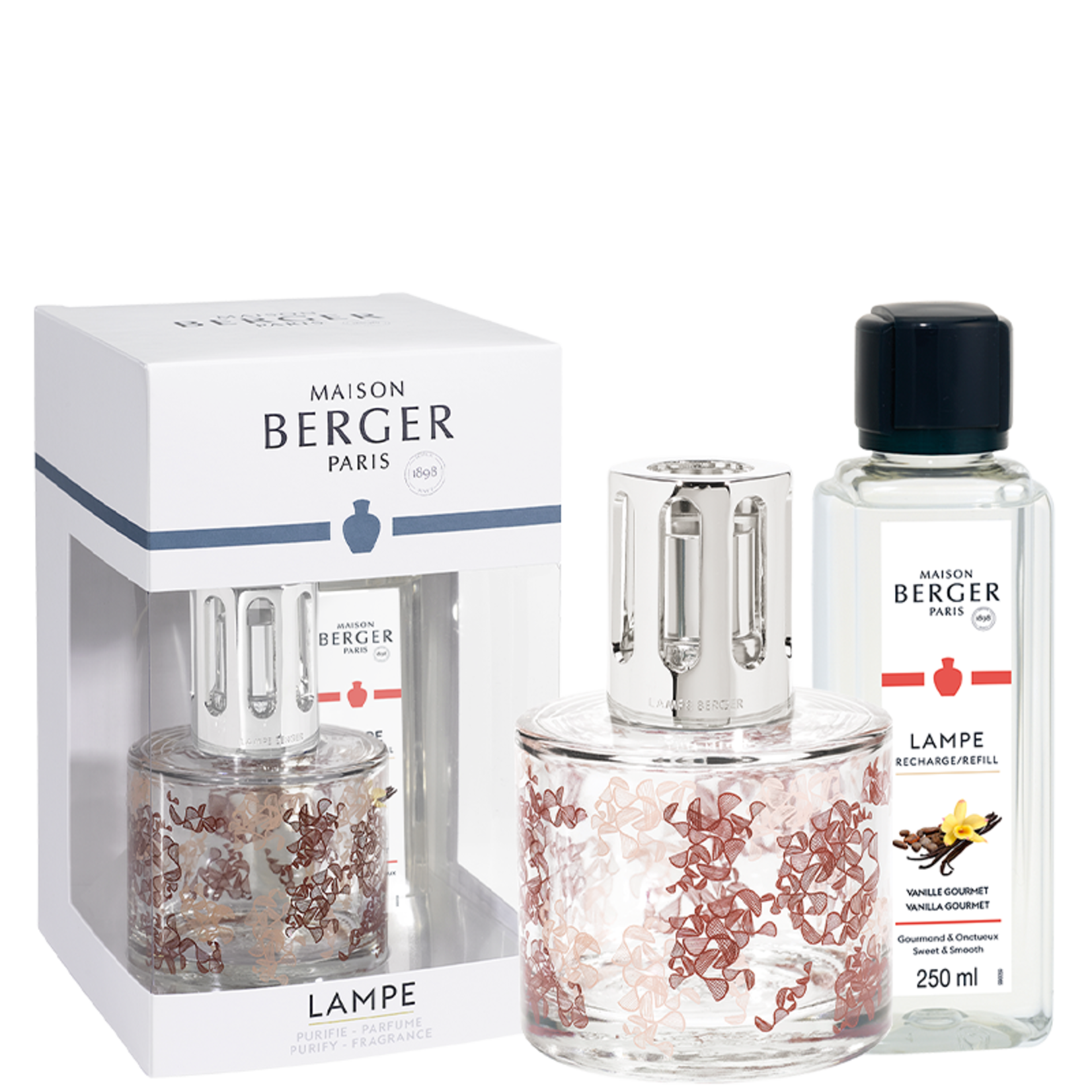 Lampe Berger Facette Beige Fragrance Lamp Gift Set