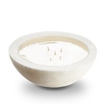 STONE CANDLES 36cm x 15cm Crystal Bowl Candle