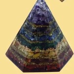 ORGANITE  PYRMID STATUE