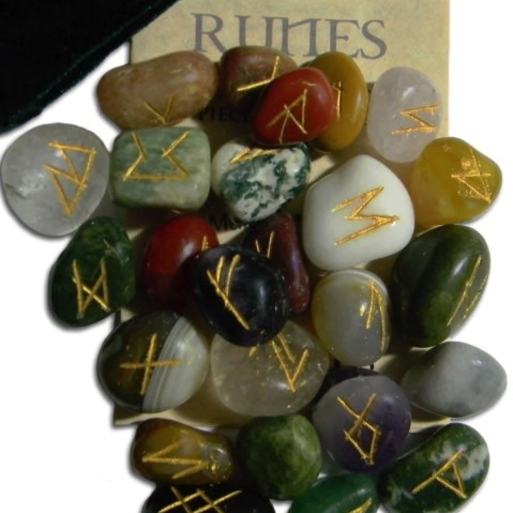 Multi Stone Rune Set in Pouch