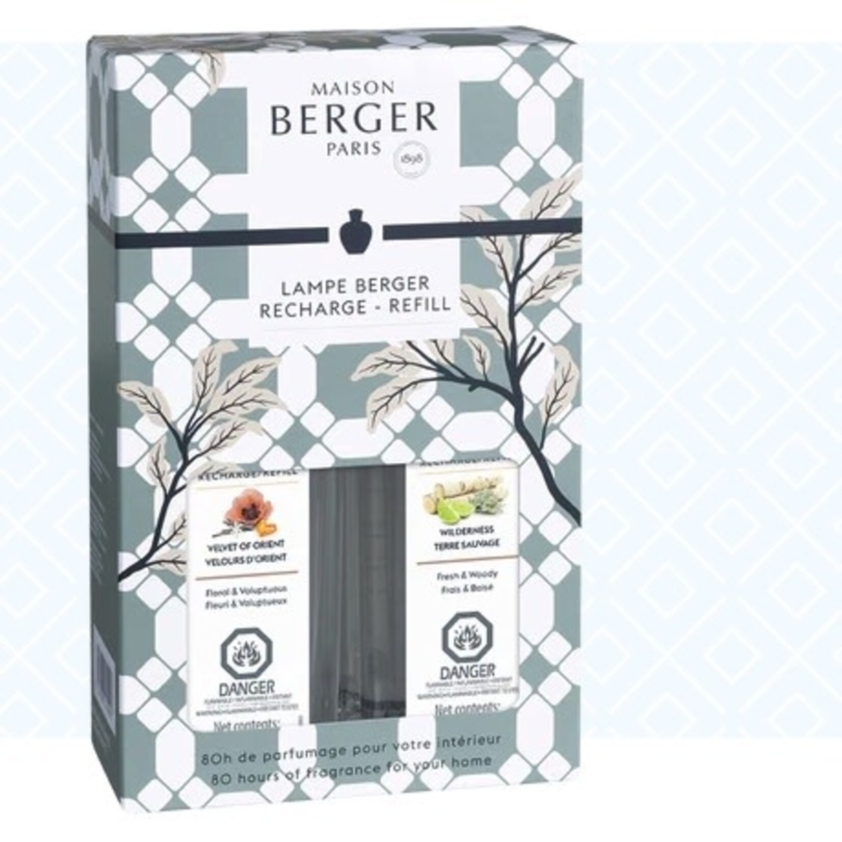 Maison Berger Paris MAISON BERGER  LAMPE REFILL  DUOPACK,  ADAGIO 2 X 250 ML