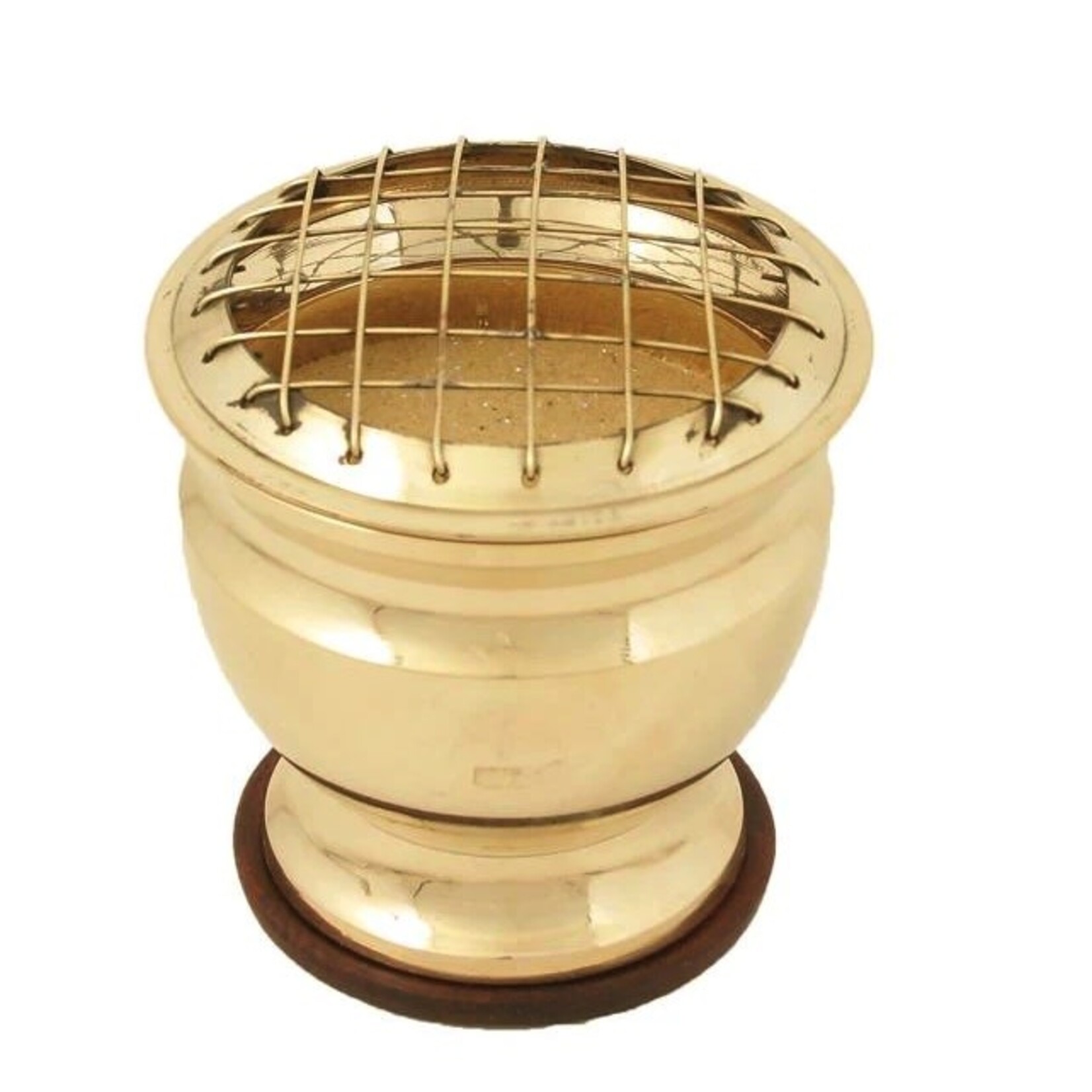 WILDBERRY Brass Sand Burner with Plate Gold