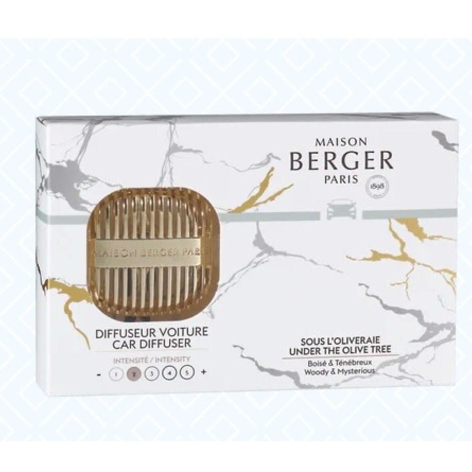 Maison Berger Paris Maison Berger Car Diffuser Kit with Under the Olive Tree