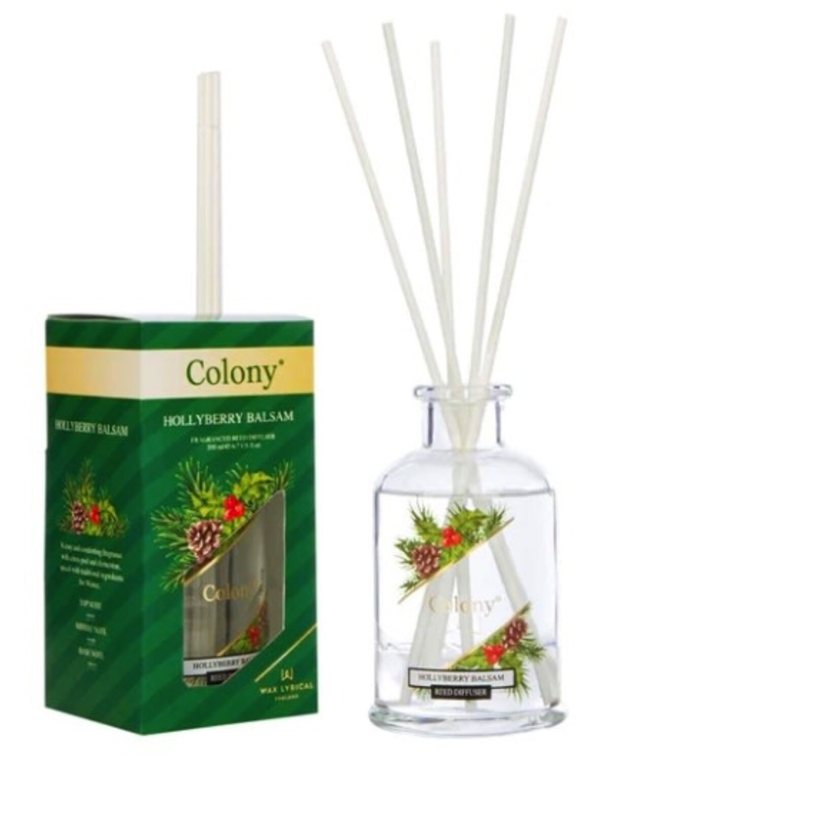 Wax Lyrical Colony Hollyberry Balsam Reed Diffuser 200 ml