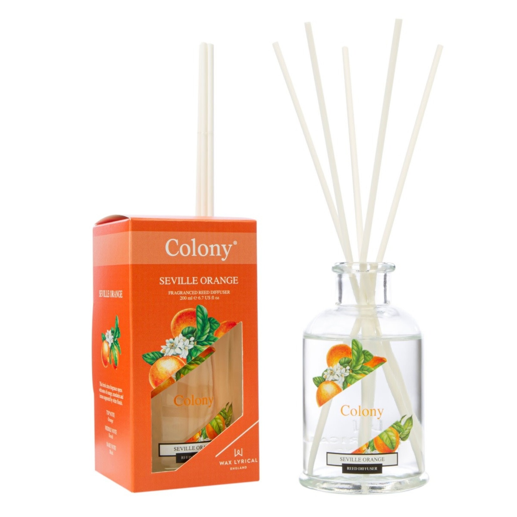 Wax Lyrical Colony Seville Orange Reed Diffuser 200 ml