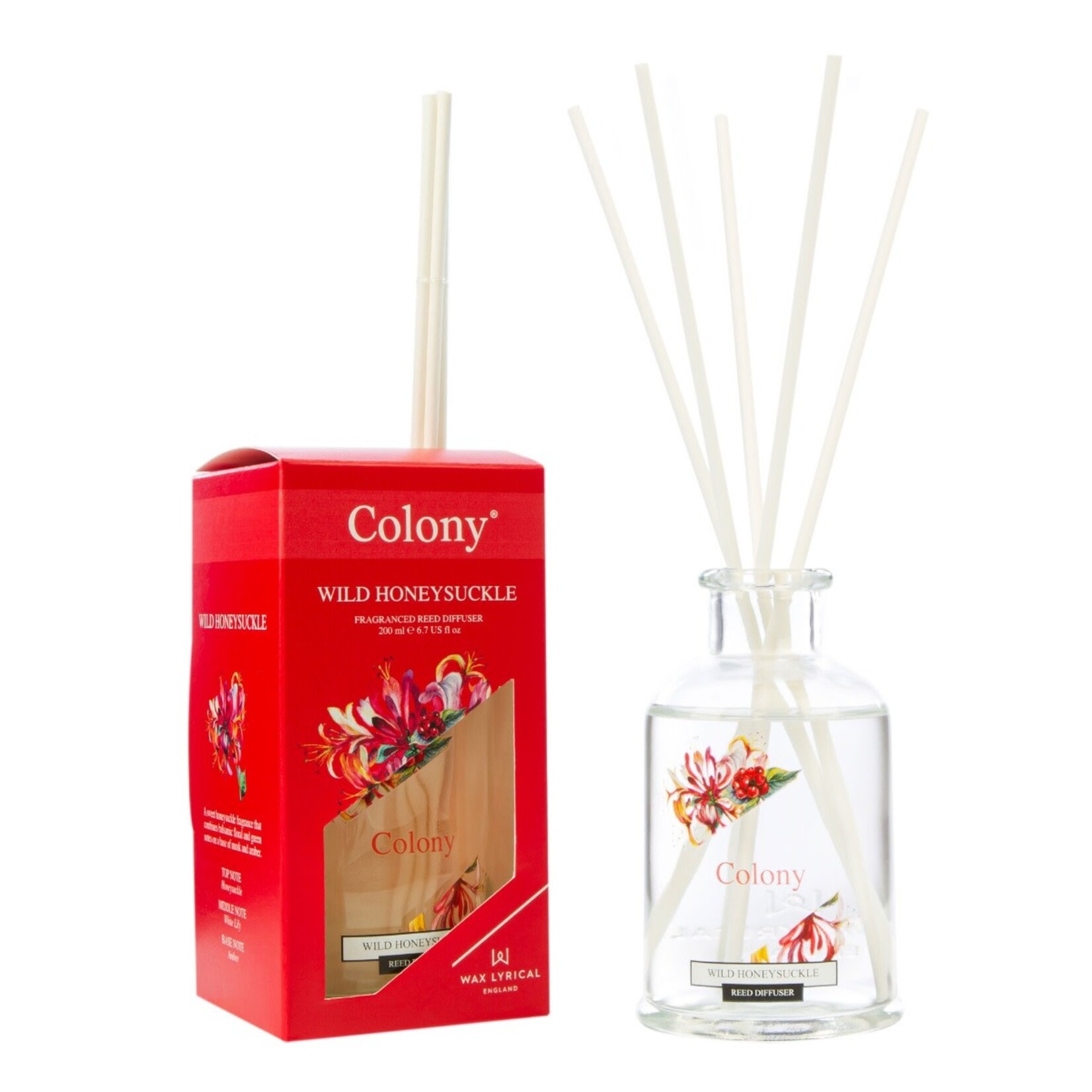 Wax Lyrical Colony Wild Honeysuckle Reed Diffuser 200 ml