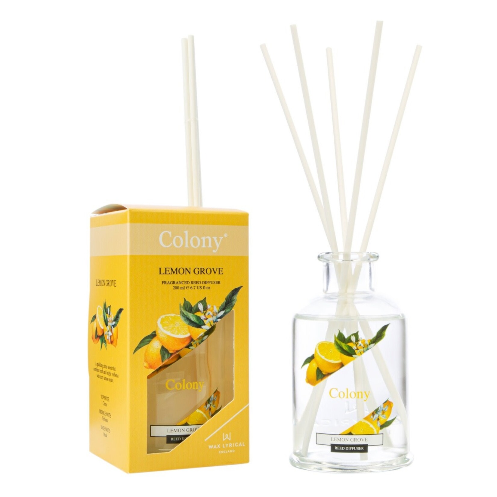 Wax Lyrical Colony Lemon Grove Reed Diffuser 200 ml