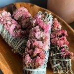 Faire SAGE PINK FLOWERS