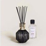 Maison Berger Paris Facette Reed Diffuser Gift Set with Cotton Caress Home Fragrance Black