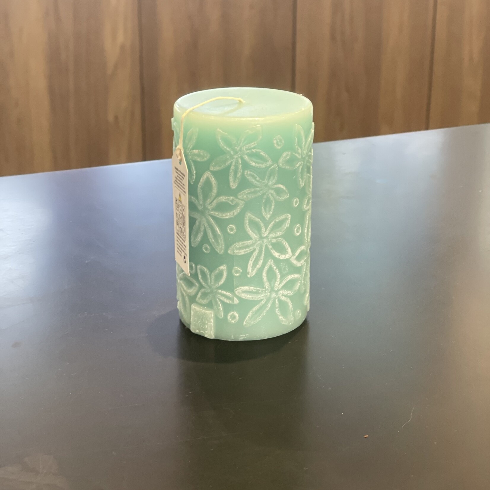 Bougie La Francaise Fait Main Designed Candle  Light Blue