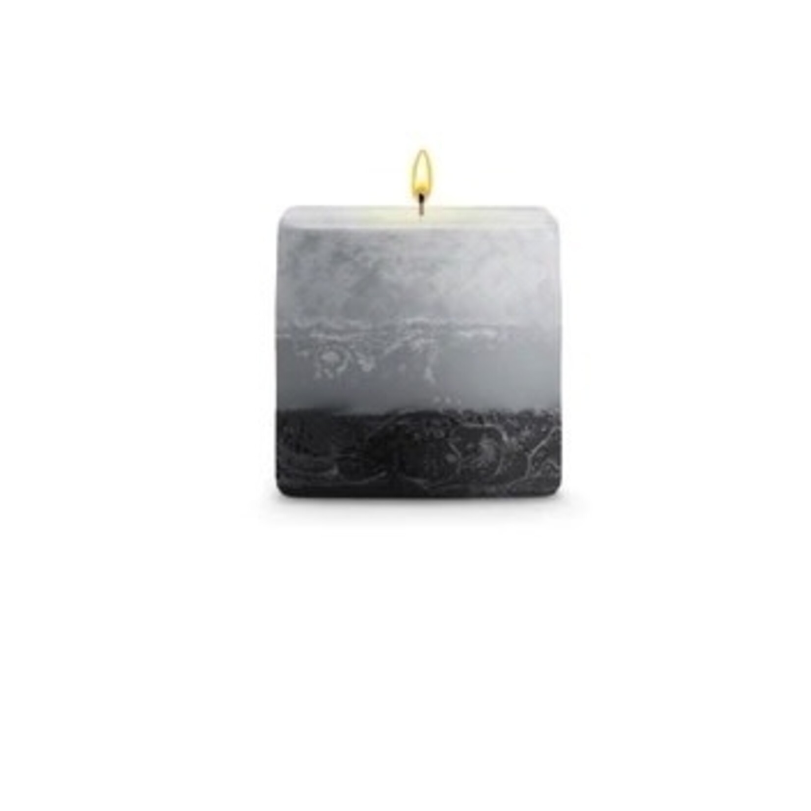 STONE CANDLES Stone Pillar Candle 3X3 SQ L'HOMME
