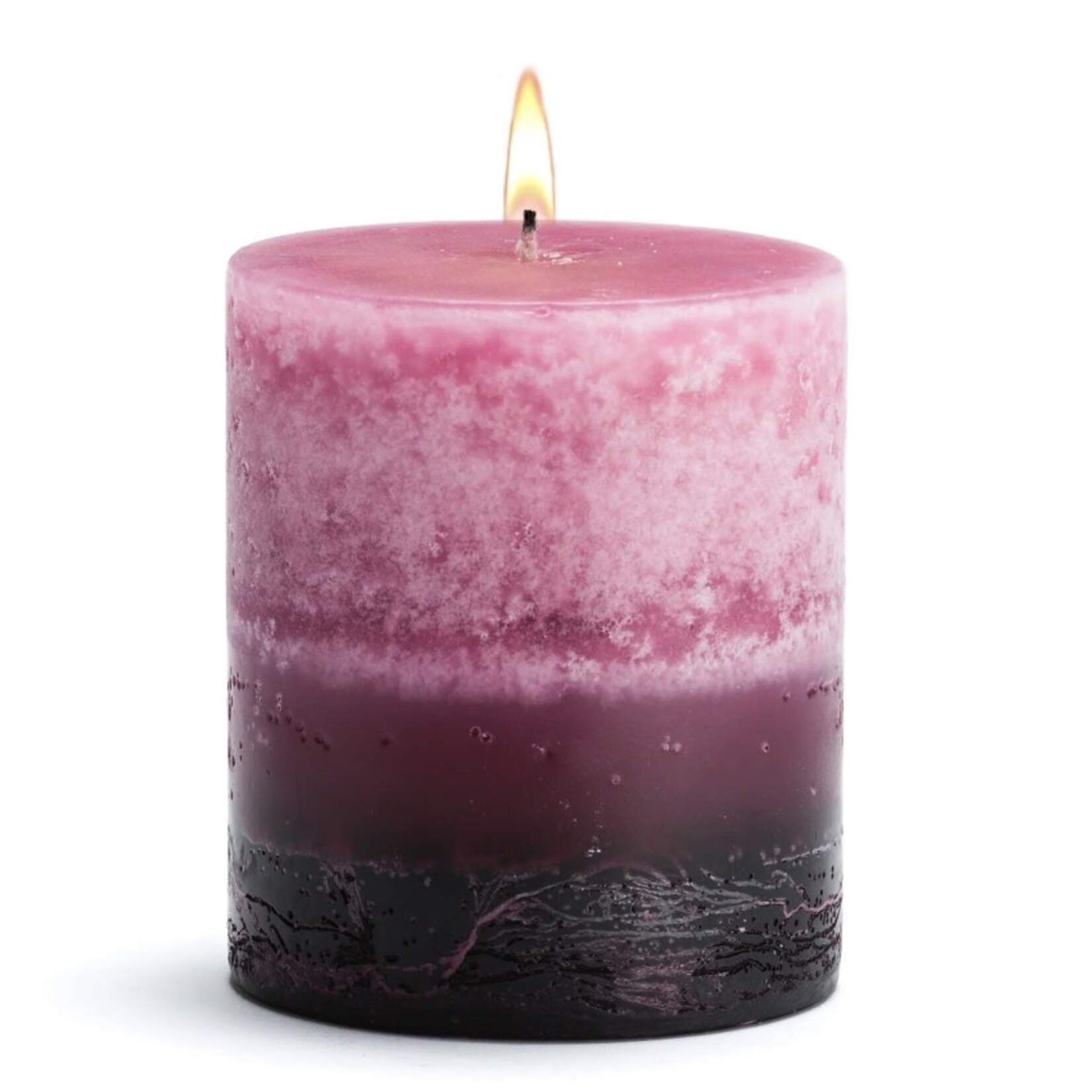 STONE CANDLES Stone Pillar Candle Tuberose