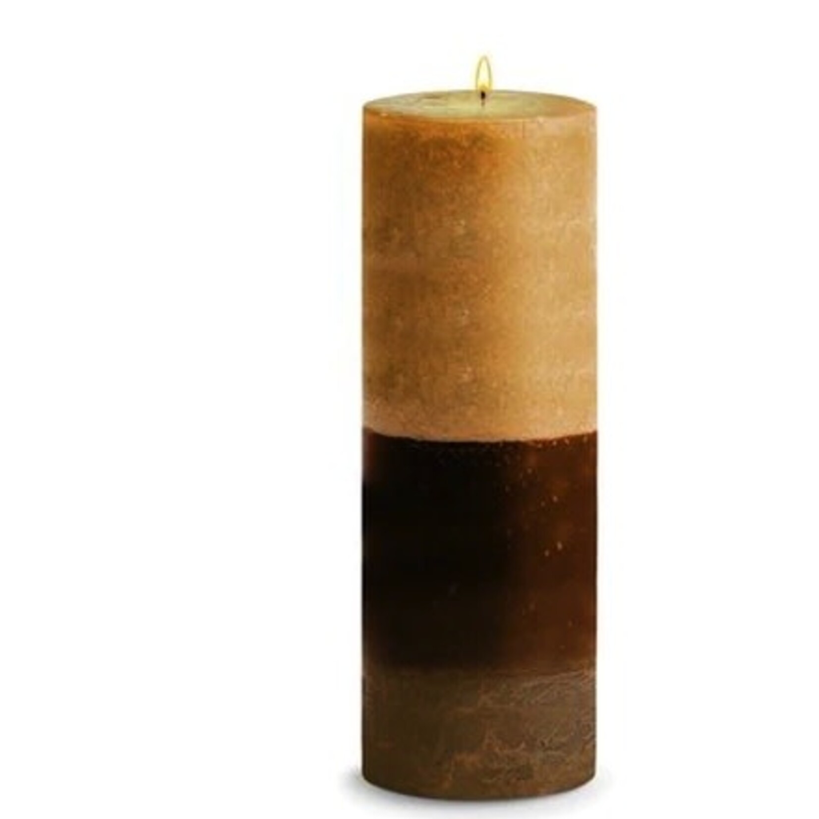 STONE CANDLES STONE PILLAR CANDLE 4X12 HONEYSUCKLE