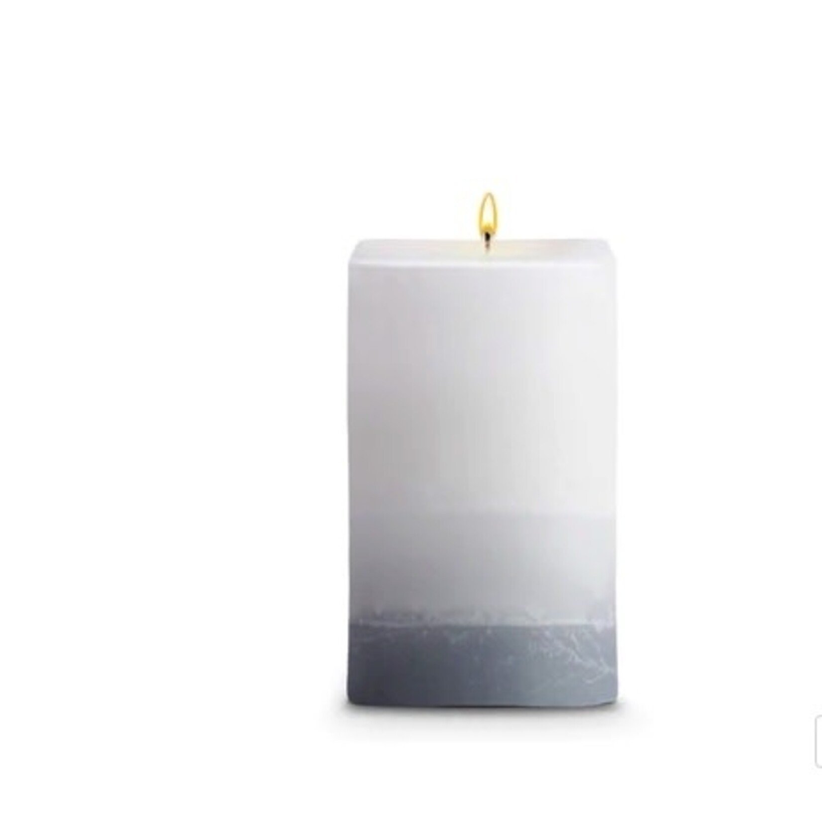 STONE CANDLES STONE PILLAR CANDLE 4.5X9SQ RED CURRANT