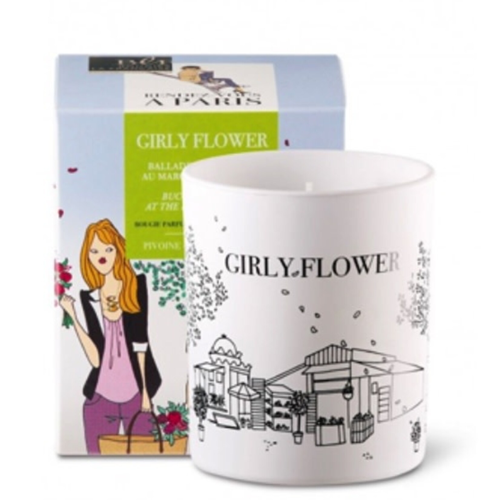 Bougie La Francaise BLF Candle Rendez-Vous a Paris GIRLY FLOWER