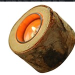 Bougie La Francaise Feu De Bois Trunk Candlestick