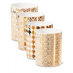 Bougie La Francaise Mini White&Gold Candle Accessory