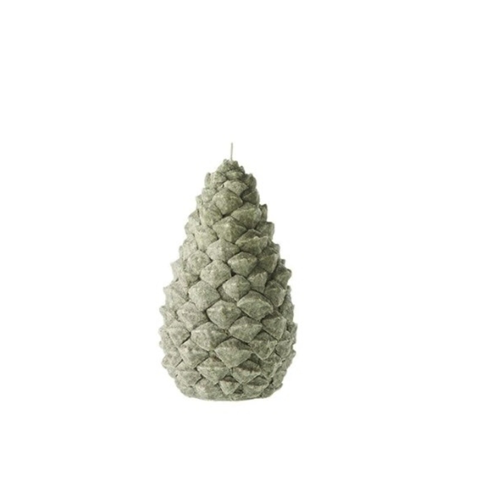 Bougie La Francaise Small  Light Green Pine Cone Candle