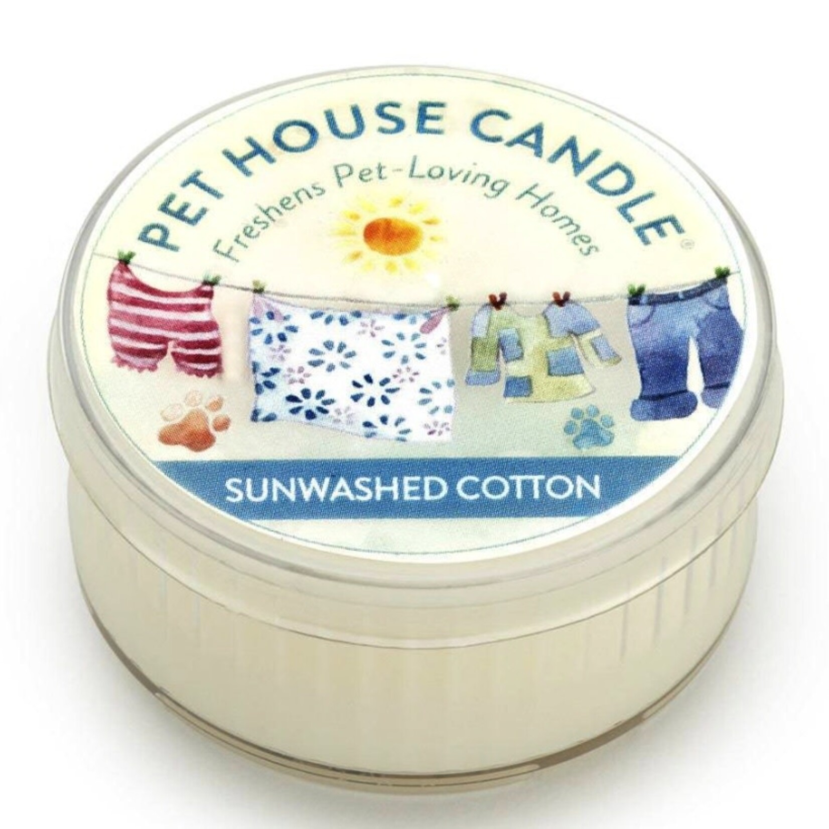 PET HOUSE CANDLE Pet House Mini Candles Sunwashed Cotton