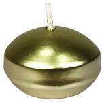 Zest Candle FLOATING CANDLE BALL Metallic Gold