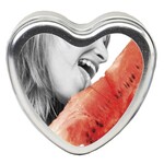 EARTHLY BODY 3 IN 1 HEART EDIBLE CANDLE WATERMELON 4.7 OZ