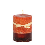 STONE CANDLES Stone Pillar Candle Patchouli Sandalwood