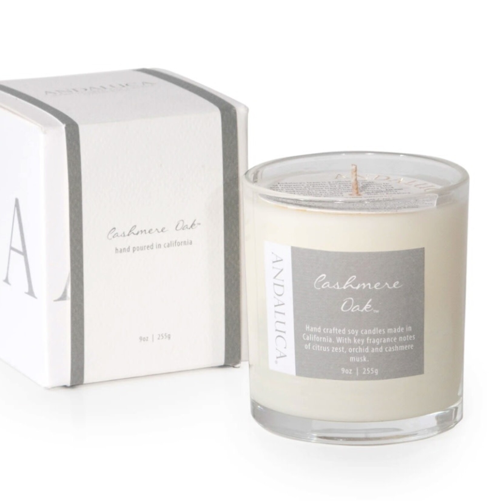 ANDALUCA ANDALUCA 9oz CANDLE CASHMERE OAK