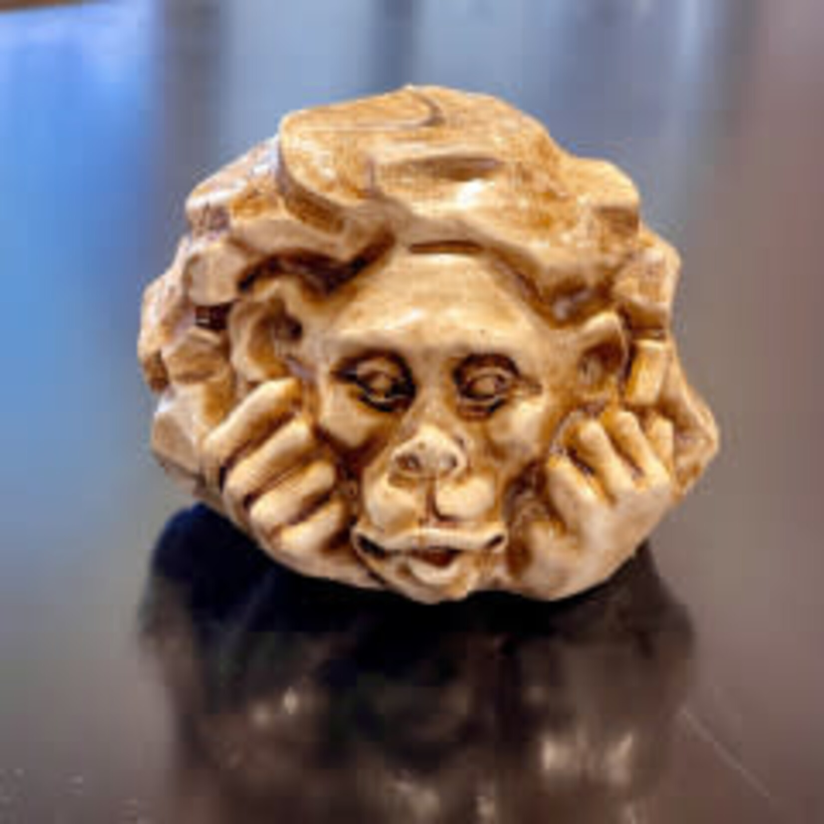 House of Zog Inc. Carved Stone Candle Monkey