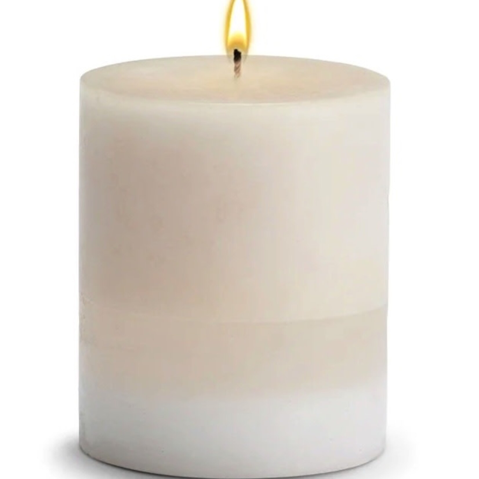 STONE CANDLES STONE CANDLE PILLAR CANDLES 3X3 Amber Rose