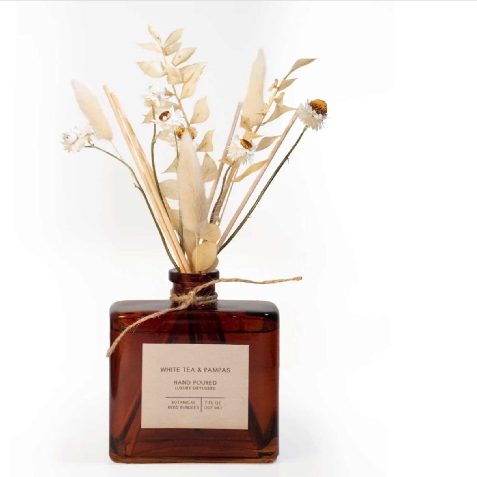 ANDALUCA Bouquet Reed Bundle Fragrance Diffuser White Tea & Pampas