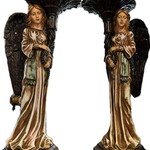 House of Zog Inc. Angel Figurine Candleholder 2 AS