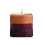 STONE CANDLES Stone Pillar Candle Karachi Blood Orange