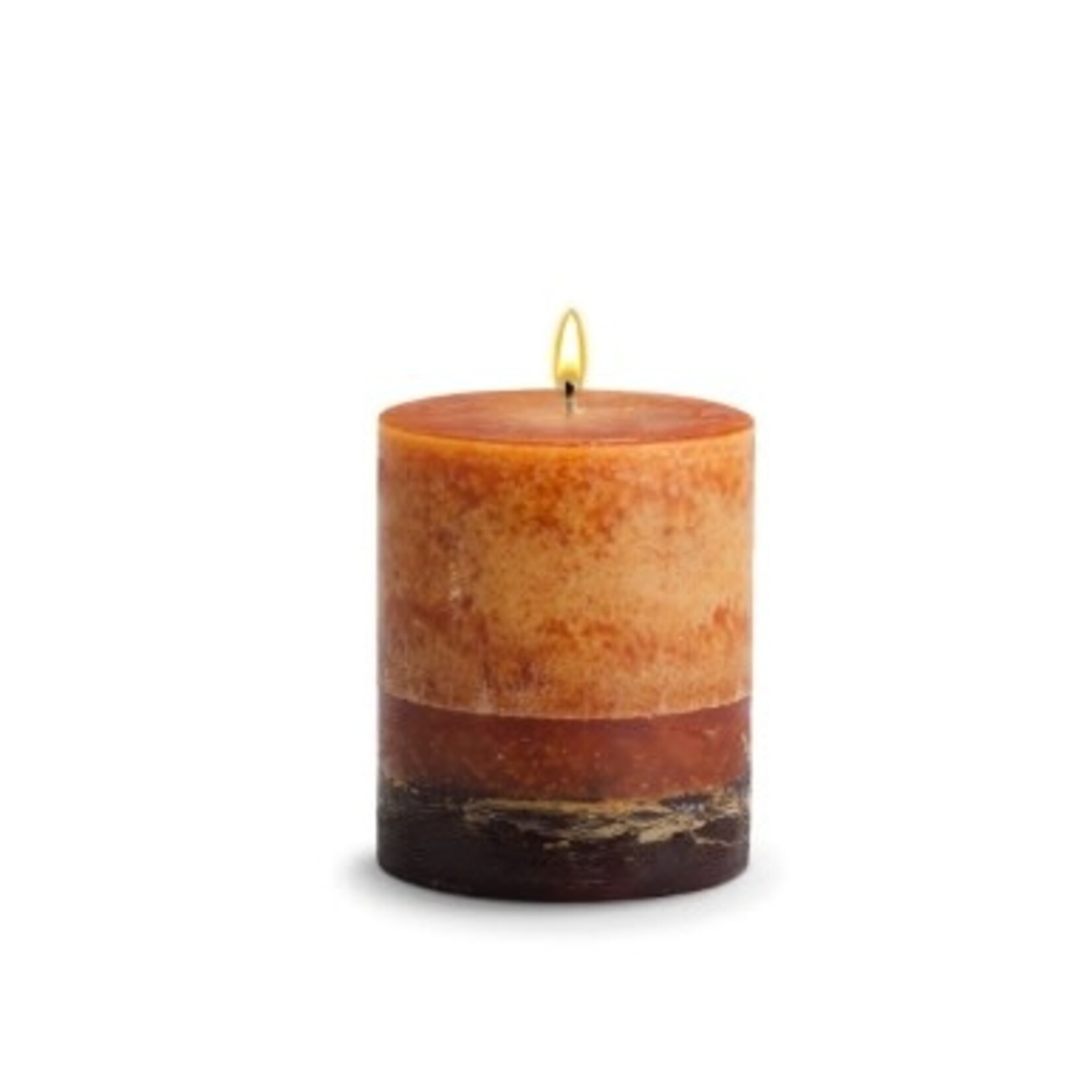 STONE CANDLES Stone Pillar Candle 3x3 Mango