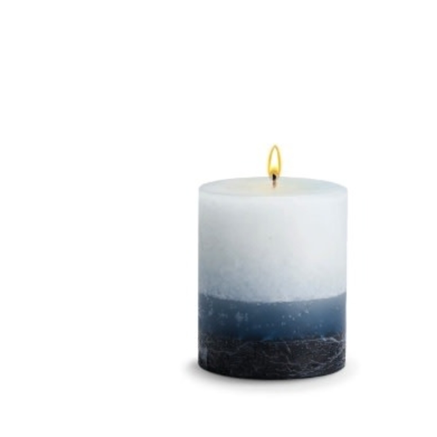 STONE CANDLES STONE PILLAR CANDLES 3X3 Mer Du Corail