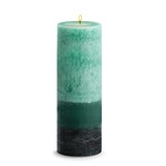 STONE CANDLES STONE PILLAR CANDLE 4X12 KIEFFER LIME LYCHEE