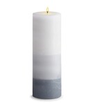 STONE CANDLES STONE PILLAR CANDLE 4X12 RED CURRANT